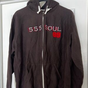 RARE Triple 5 Soul Zip Up with Classic Logo in XXL.